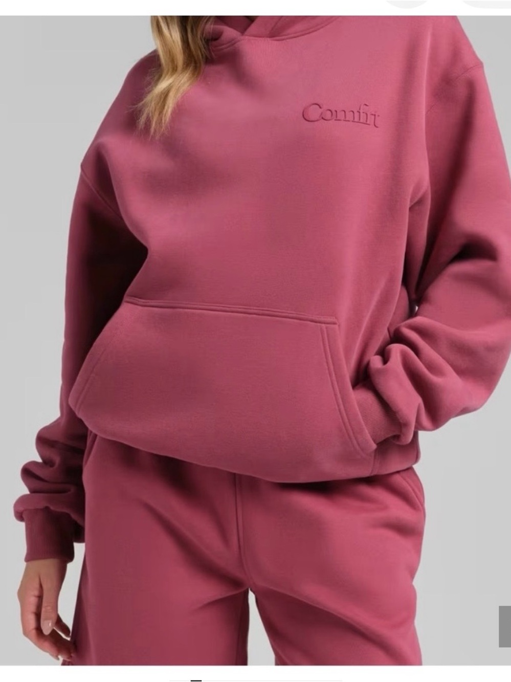 Women’s Berry Rose Comfrt Hoodie & Joggers Set Large - Picture 9 of 9